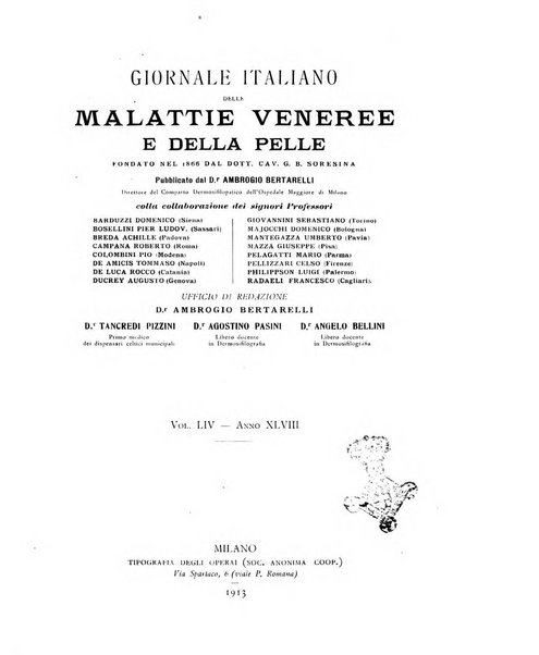 Giornale italiano delle malattie veneree e della pelle