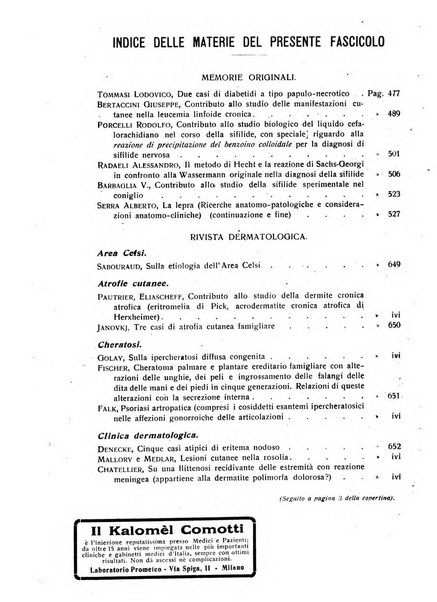 Giornale italiano delle malattie veneree e della pelle