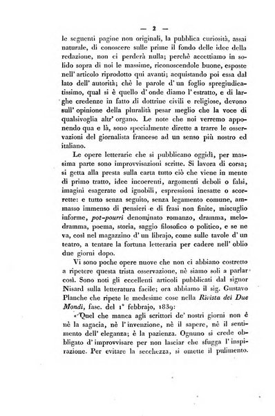 Il giornale letterario scientifico modenese raccolta periodica di produzioni scelte originali italiane e straniere inedite in Italia