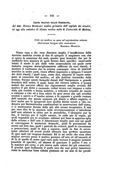 Il giornale letterario scientifico modenese raccolta periodica di produzioni scelte originali italiane e straniere inedite in Italia