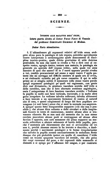 Il giornale letterario scientifico modenese raccolta periodica di produzioni scelte originali italiane e straniere inedite in Italia