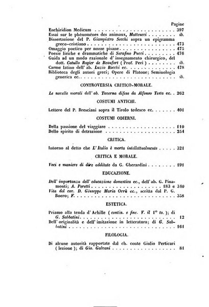 Il giornale letterario scientifico modenese raccolta periodica di produzioni scelte originali italiane e straniere inedite in Italia