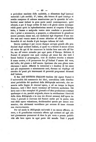 Il giornale letterario scientifico modenese raccolta periodica di produzioni scelte originali italiane e straniere inedite in Italia