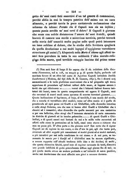 Il giornale letterario scientifico modenese raccolta periodica di produzioni scelte originali italiane e straniere inedite in Italia