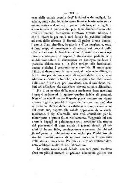 Il giornale letterario scientifico modenese raccolta periodica di produzioni scelte originali italiane e straniere inedite in Italia