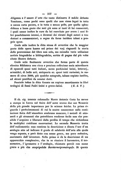 Il giornale letterario scientifico modenese raccolta periodica di produzioni scelte originali italiane e straniere inedite in Italia