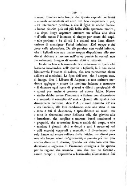 Il giornale letterario scientifico modenese raccolta periodica di produzioni scelte originali italiane e straniere inedite in Italia