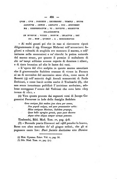 Il giornale letterario scientifico modenese raccolta periodica di produzioni scelte originali italiane e straniere inedite in Italia