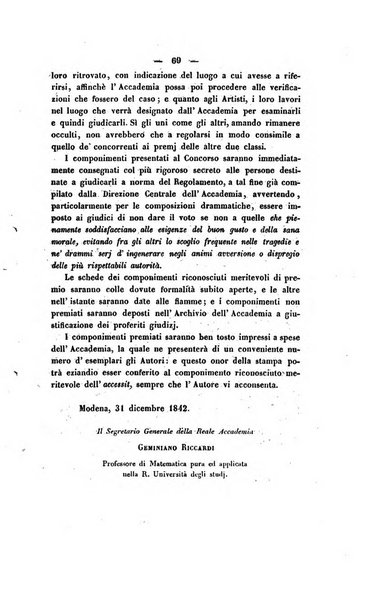 Il giornale letterario scientifico modenese raccolta periodica di produzioni scelte originali italiane e straniere inedite in Italia