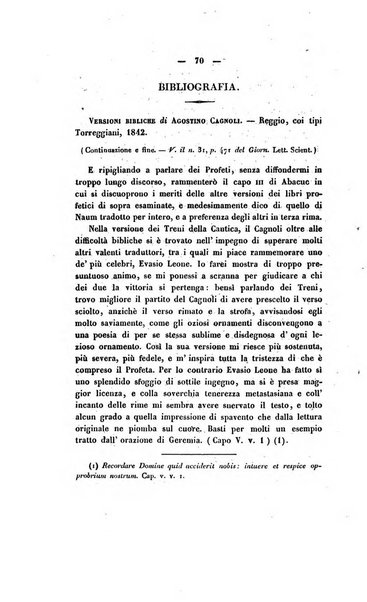 Il giornale letterario scientifico modenese raccolta periodica di produzioni scelte originali italiane e straniere inedite in Italia