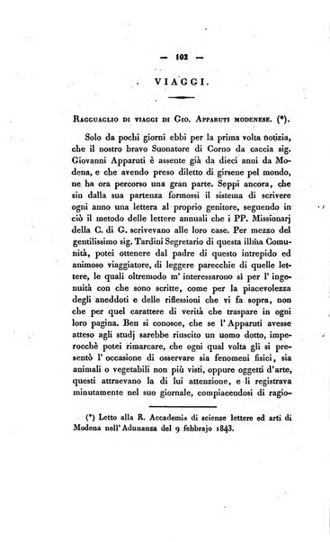 Il giornale letterario scientifico modenese raccolta periodica di produzioni scelte originali italiane e straniere inedite in Italia