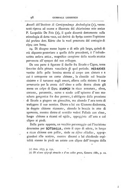 Giornale ligustico di archeologia, storia e letteratura