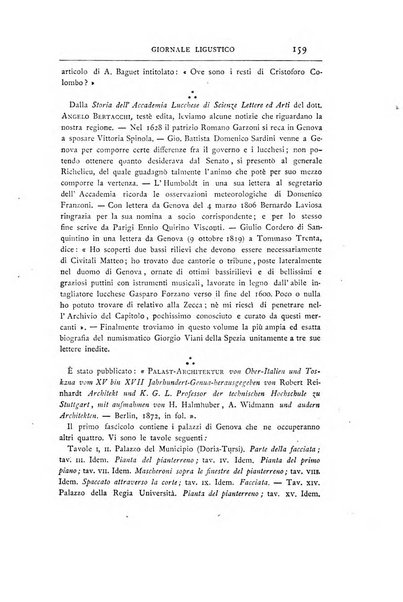 Giornale ligustico di archeologia, storia e letteratura