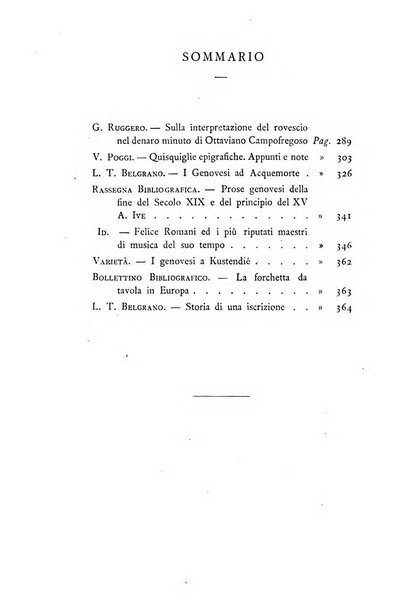 Giornale ligustico di archeologia, storia e letteratura