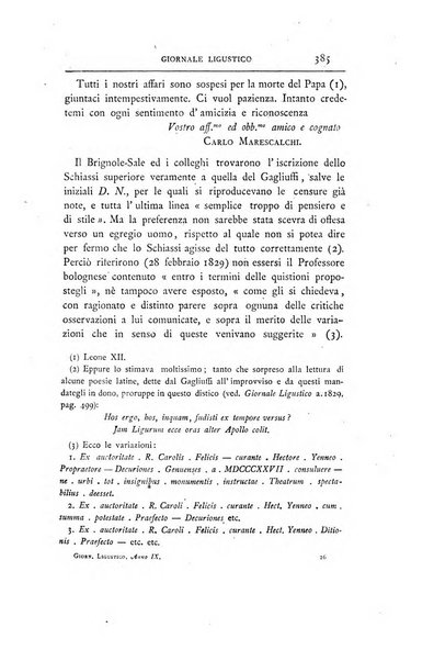 Giornale ligustico di archeologia, storia e letteratura