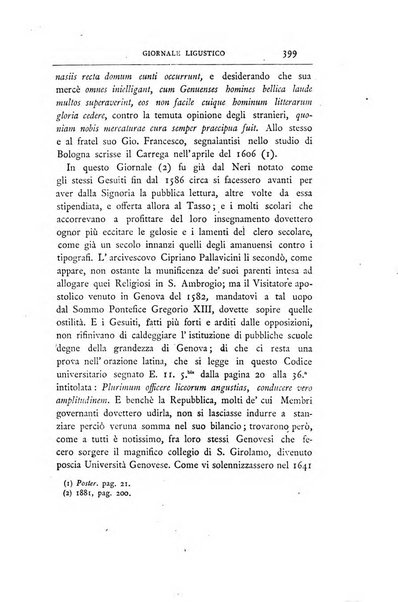 Giornale ligustico di archeologia, storia e letteratura