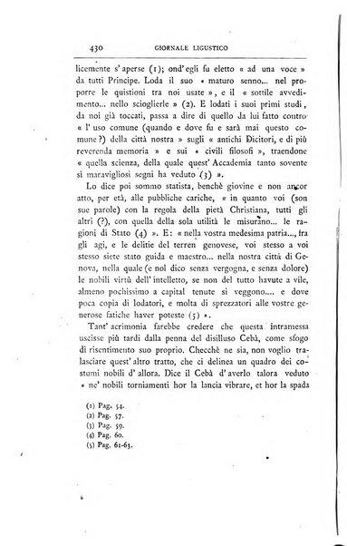 Giornale ligustico di archeologia, storia e letteratura