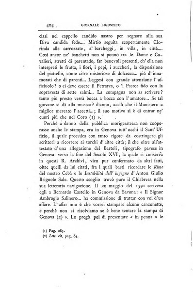 Giornale ligustico di archeologia, storia e letteratura