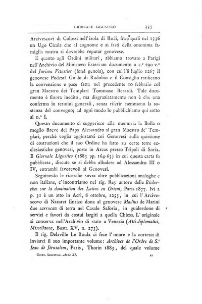 Giornale ligustico di archeologia, storia e letteratura