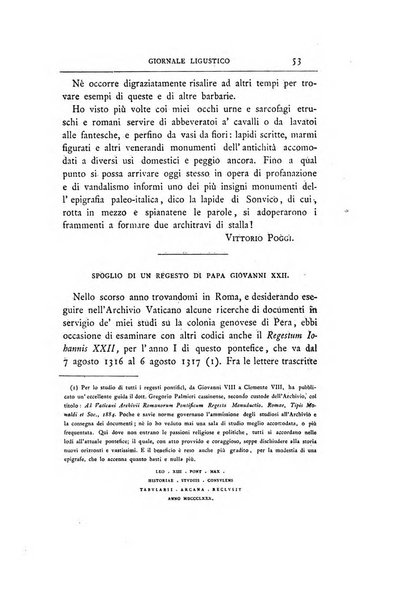 Giornale ligustico di archeologia, storia e letteratura