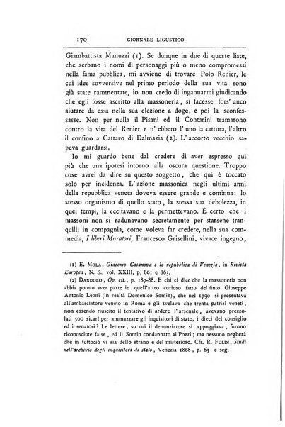 Giornale ligustico di archeologia, storia e letteratura