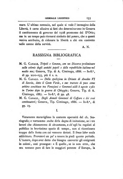 Giornale ligustico di archeologia, storia e letteratura