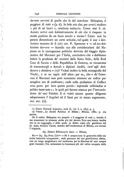 Giornale ligustico di archeologia, storia e letteratura