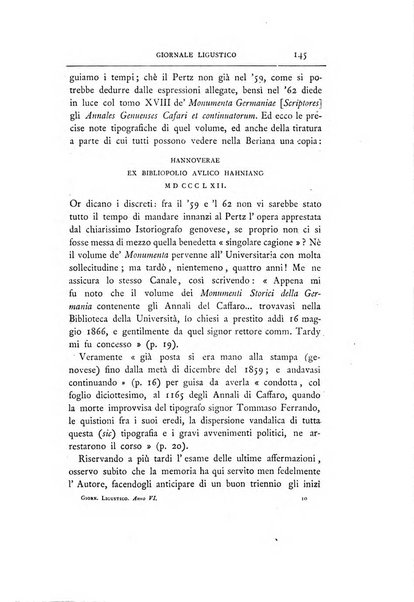 Giornale ligustico di archeologia, storia e letteratura