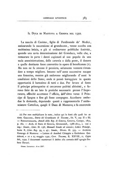 Giornale ligustico di archeologia, storia e letteratura