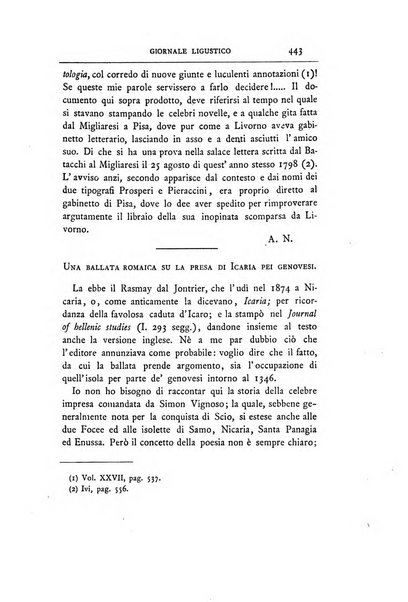 Giornale ligustico di archeologia, storia e letteratura