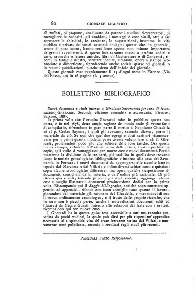 Giornale ligustico di archeologia, storia e letteratura