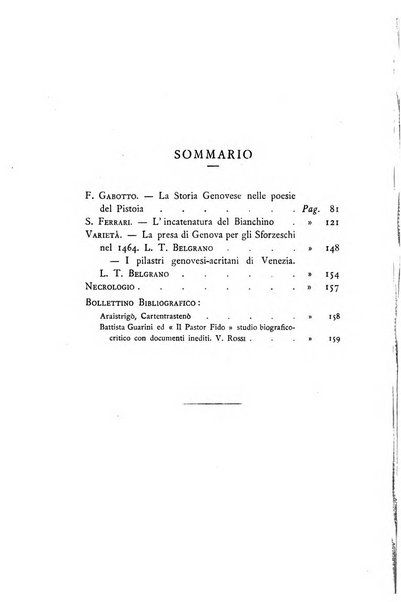 Giornale ligustico di archeologia, storia e letteratura