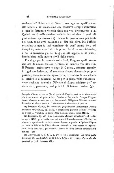 Giornale ligustico di archeologia, storia e letteratura