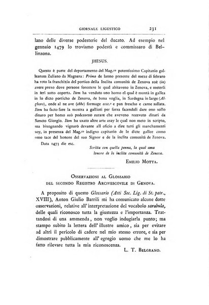 Giornale ligustico di archeologia, storia e letteratura