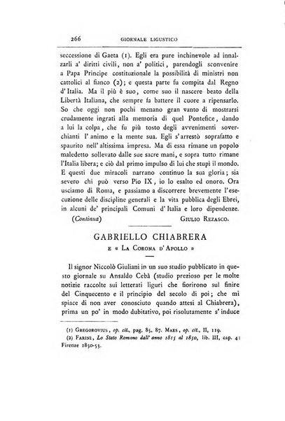 Giornale ligustico di archeologia, storia e letteratura