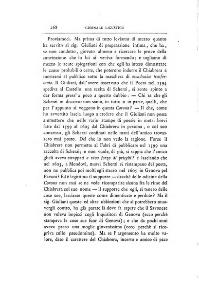 Giornale ligustico di archeologia, storia e letteratura