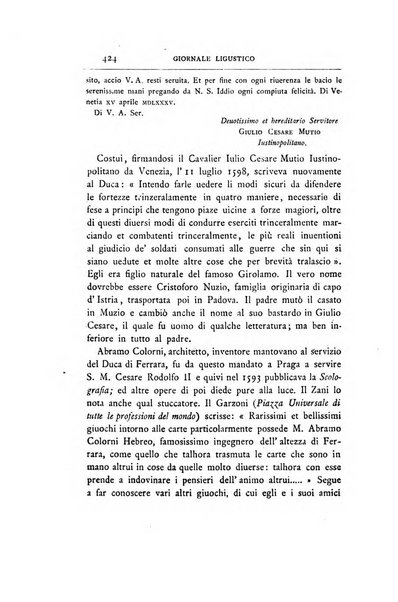 Giornale ligustico di archeologia, storia e letteratura