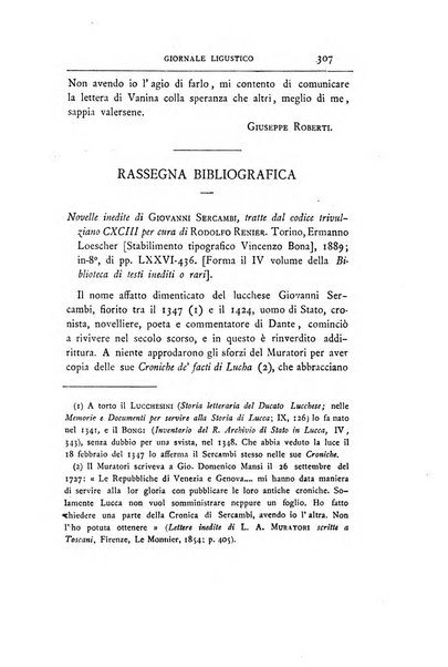 Giornale ligustico di archeologia, storia e letteratura