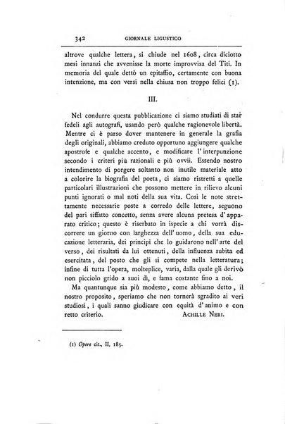 Giornale ligustico di archeologia, storia e letteratura