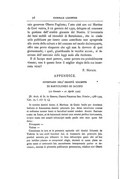 Giornale ligustico di archeologia, storia e letteratura