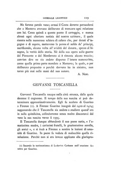 Giornale ligustico di archeologia, storia e letteratura