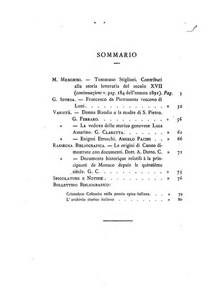 Giornale ligustico di archeologia, storia e letteratura