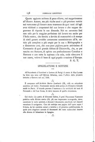 Giornale ligustico di archeologia, storia e letteratura