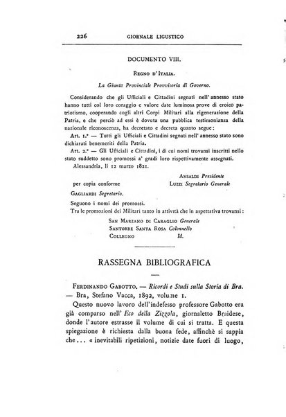 Giornale ligustico di archeologia, storia e letteratura