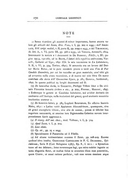 Giornale ligustico di archeologia, storia e letteratura