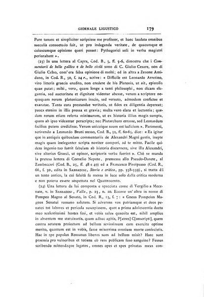 Giornale ligustico di archeologia, storia e letteratura