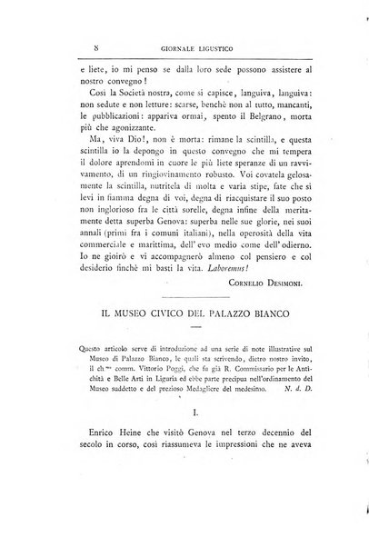 Giornale ligustico di archeologia, storia e letteratura