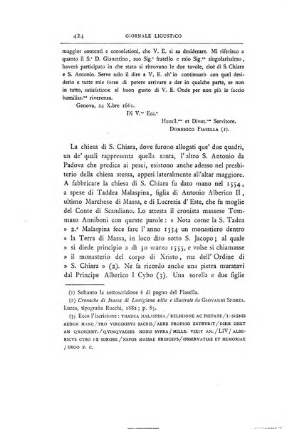 Giornale ligustico di archeologia, storia e letteratura