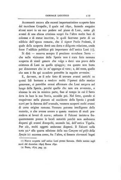 Giornale ligustico di archeologia, storia e letteratura