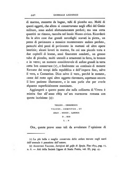 Giornale ligustico di archeologia, storia e letteratura